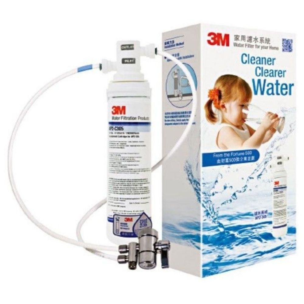 3M - AP2-305 Water Filter Filtration System 直飲級濾水系統 濾水器 (配DIY自行安裝分流器) 兼容C-Complete或C-LC【香港行貨】