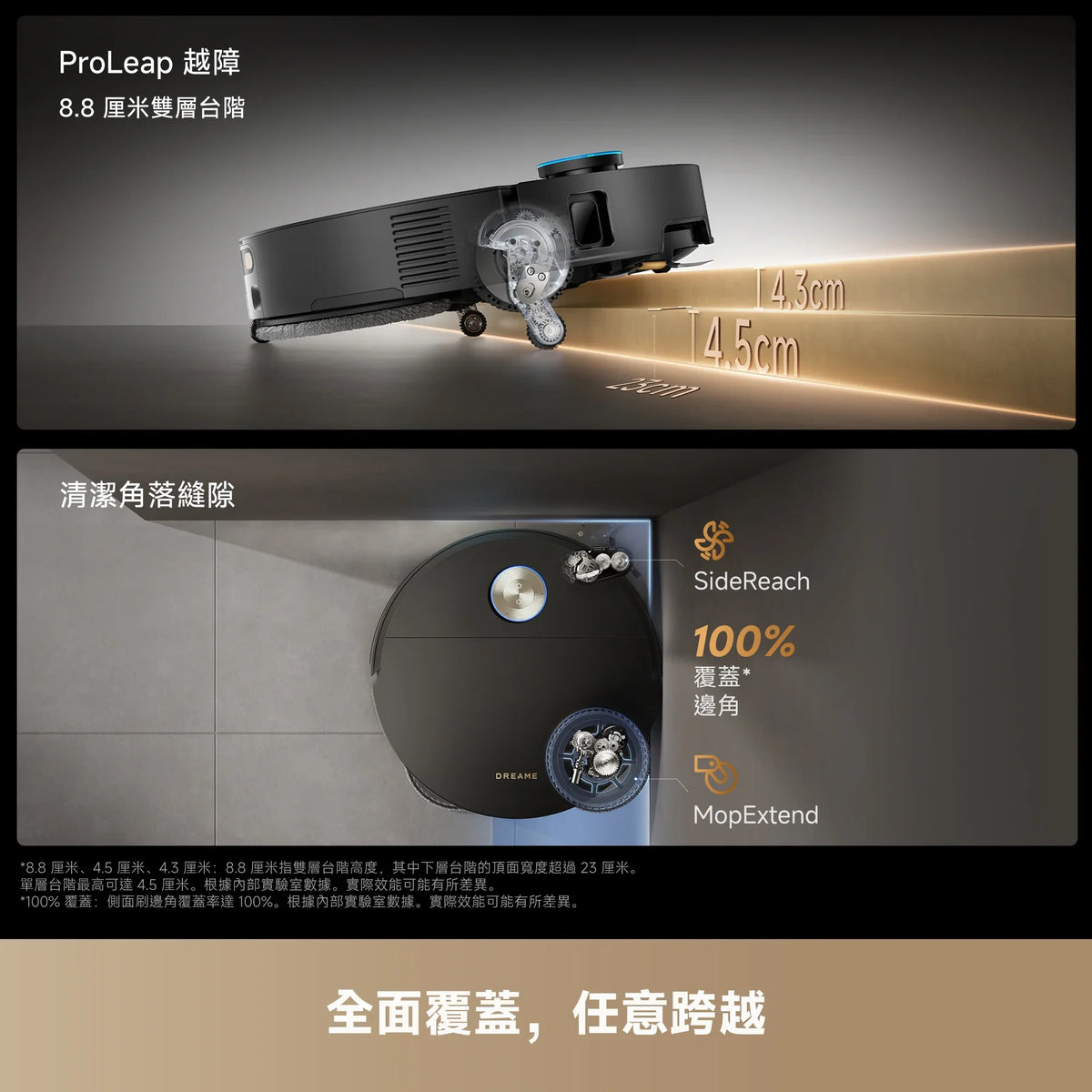 DREAME - 追覓 X60 Ultra Robot Vacuum AI藍光辨識超薄掃拖旗艦機 掃地機【香港行貨】