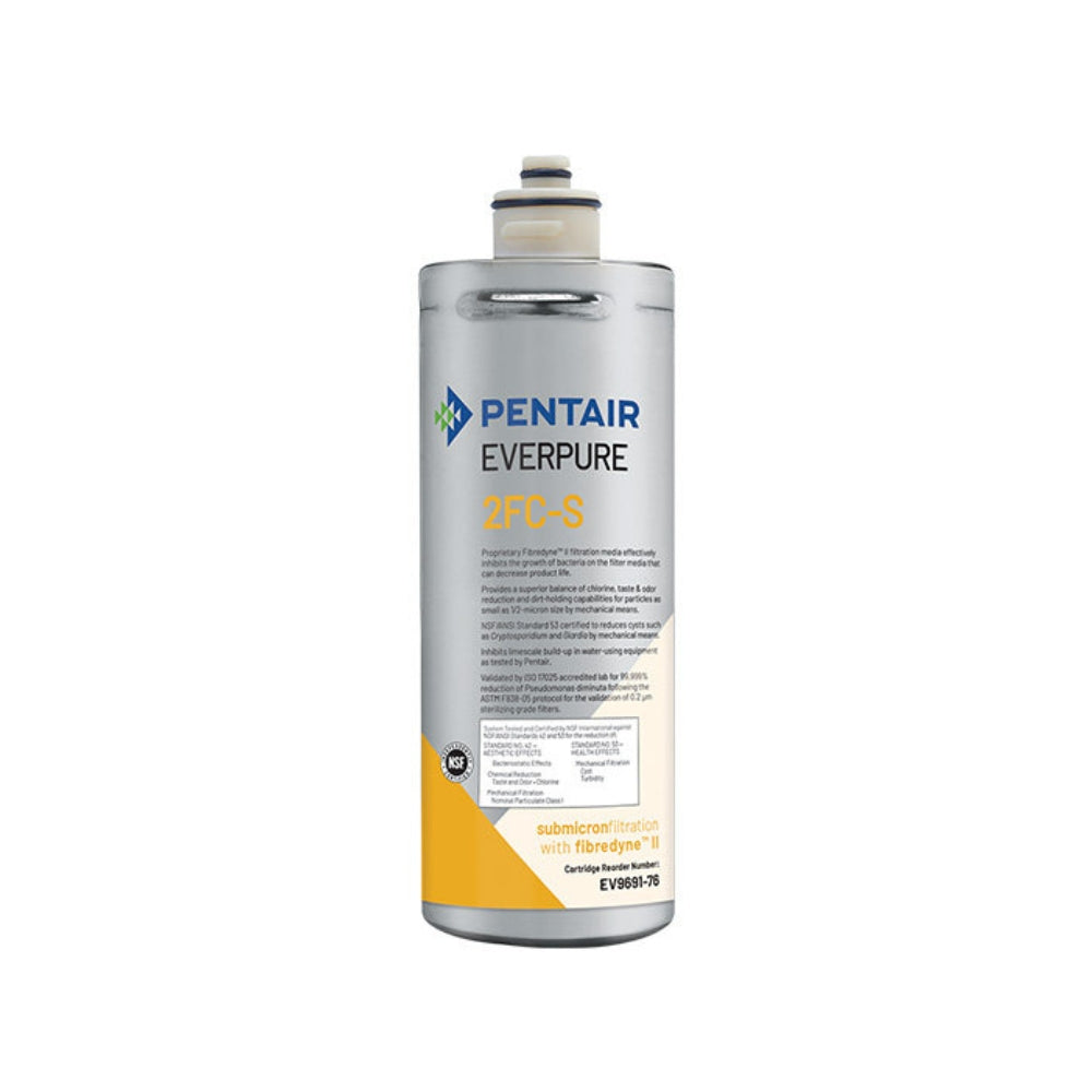 PENTAIR - 愛惠浦 Everpure 2FC-S 濾水器替換濾芯 Quick-Change Water Filter Cartridge【香港行貨】