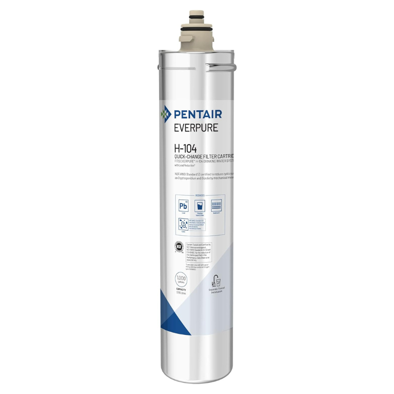 PENTAIR - 愛惠浦 Everpure H-104 濾水器替換濾芯 Quick-Change Water Filter Cartridge *新舊包裝隨機發貨*【香港行貨】