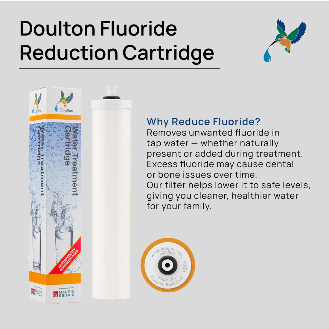Doulton - FRC 9B04 減氟濾芯 濾水器替換濾芯 Fluoride Reduction Cartridge【平行進口】