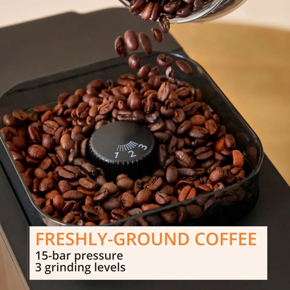 KRUPS - SA4028Y1 Coffee Crush Extra Black Espresso Machine 全自動義式咖啡機【香港行貨|2年保養】