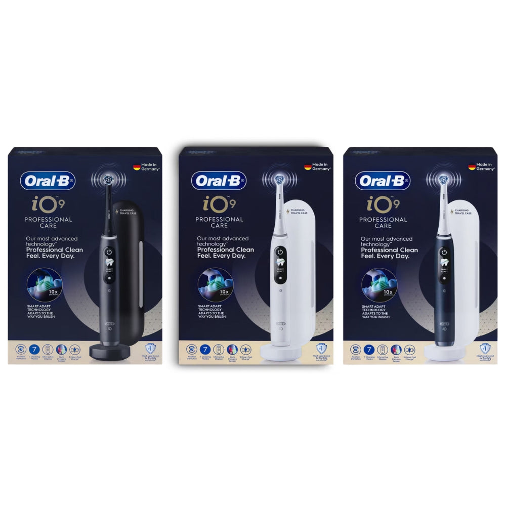Oral-B - iO9 IO Series 9 Electric Toothbrush "2026新版 附4刷頭" 充電式電動牙刷 德國製造【香港行貨】