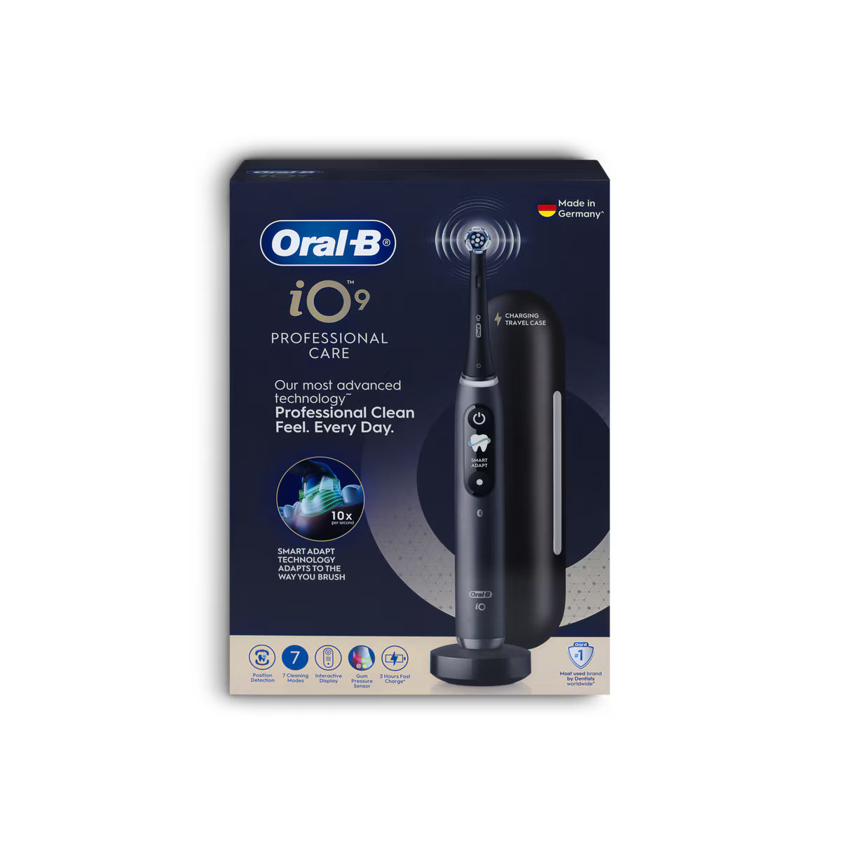 Oral-B - iO9 IO Series 9 Electric Toothbrush "2026新版 附4刷頭" 充電式電動牙刷 德國製造【香港行貨】