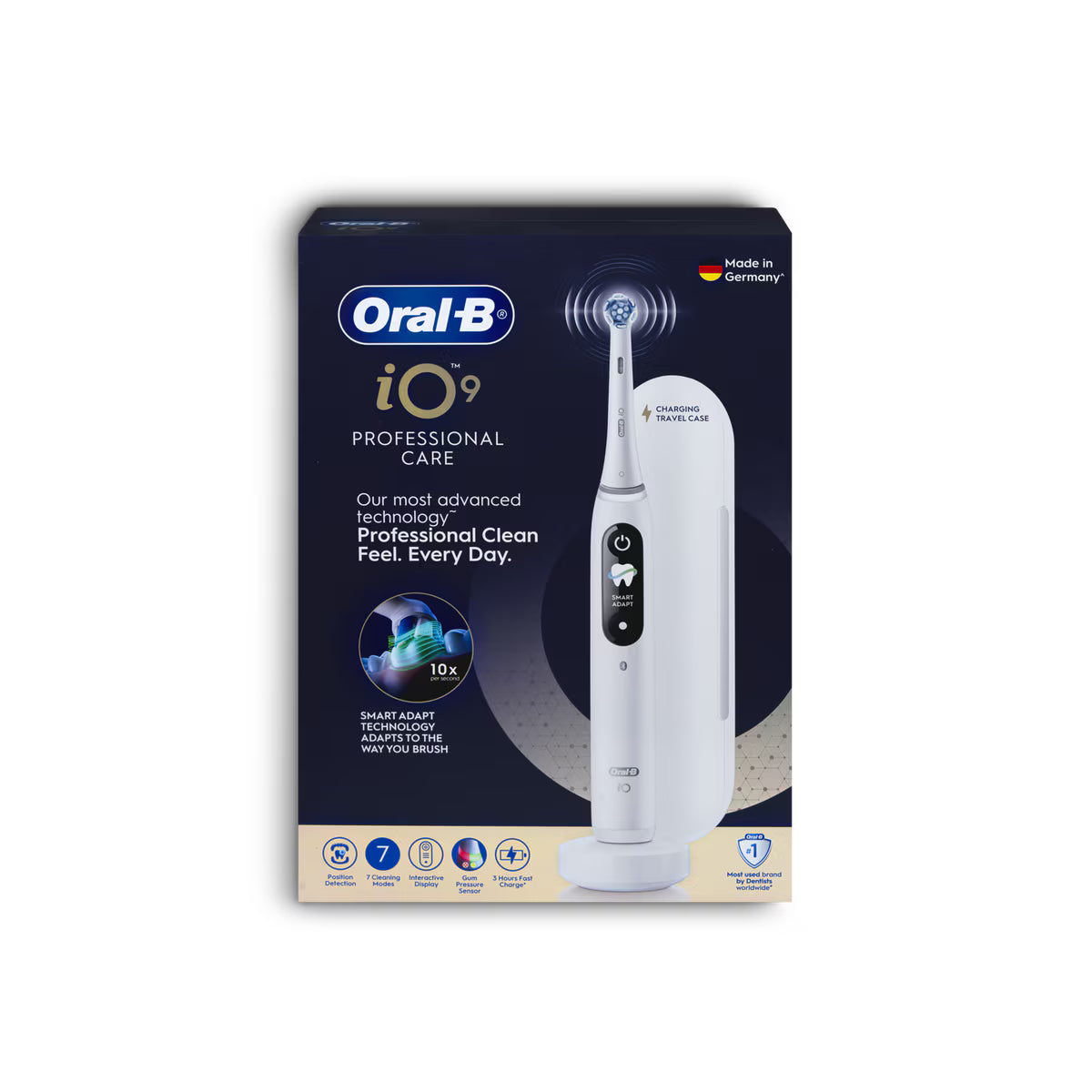 Oral-B - iO9 IO Series 9 Electric Toothbrush "2026新版 附4刷頭" 充電式電動牙刷 德國製造【香港行貨】