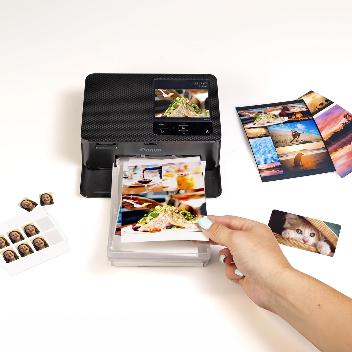 Canon - SELPHY CP1500 Wireless Photo Printer 相片打印機 【平行進口】