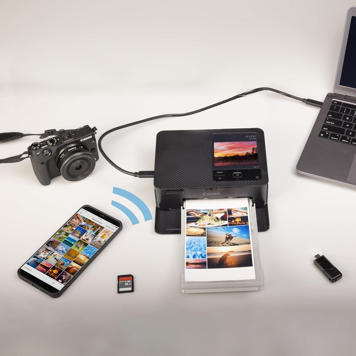 Canon - SELPHY CP1500 Wireless Photo Printer 相片打印機 【平行進口】