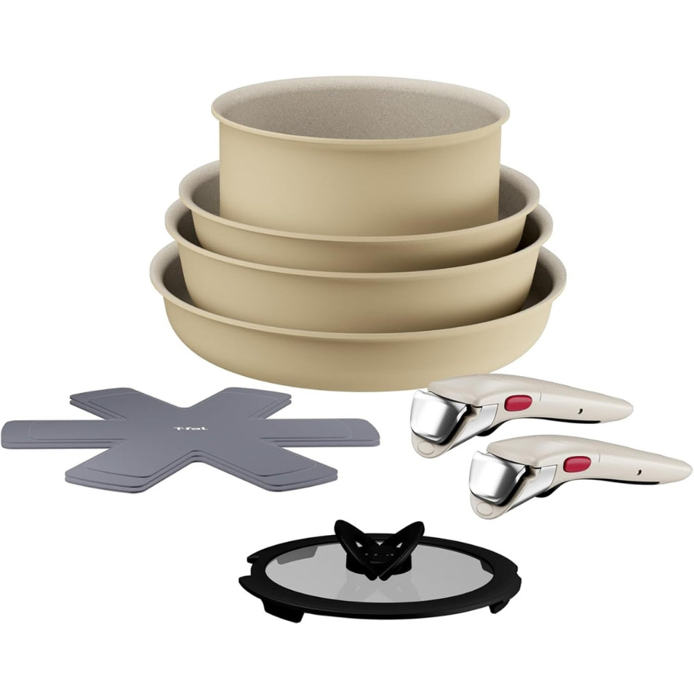 Tefal - L834SA Ingenio Neo Frying Pan and Pot Set 日本版T-Fal (10件裝, IH適用) 日本限定款【平行進口】
