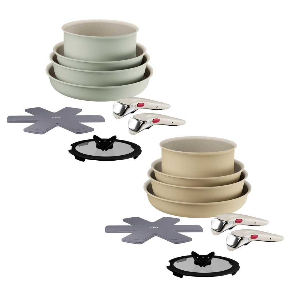 Tefal - L834SA Ingenio Neo Frying Pan and Pot Set 日本版T-Fal (10件裝, IH適用) 日本限定款【平行進口】