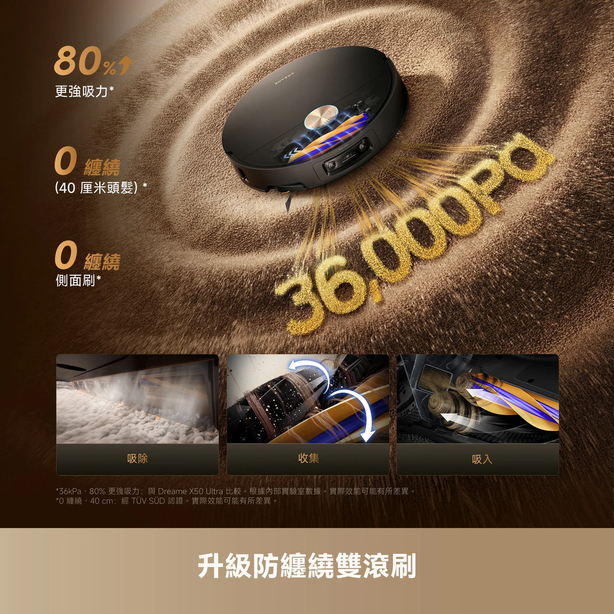 DREAME - 追覓 X60 Master Robot Vacuum AI藍光7.95cm掃地機 (自動上下水)【香港行貨】