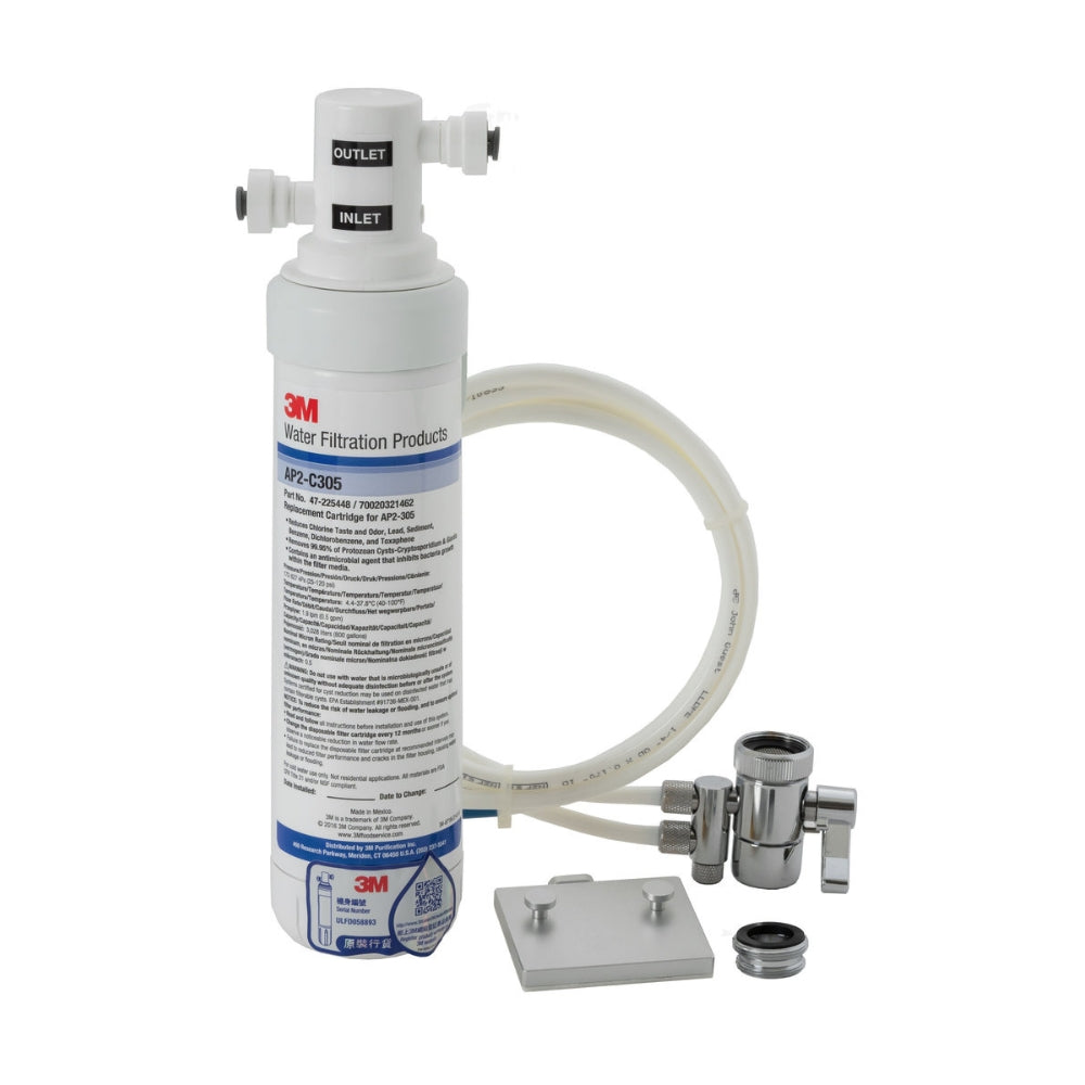 3M - AP2-305 Water Filter Filtration System 直飲級濾水系統 濾水器 (配DIY自行安裝分流器)【香港行貨】