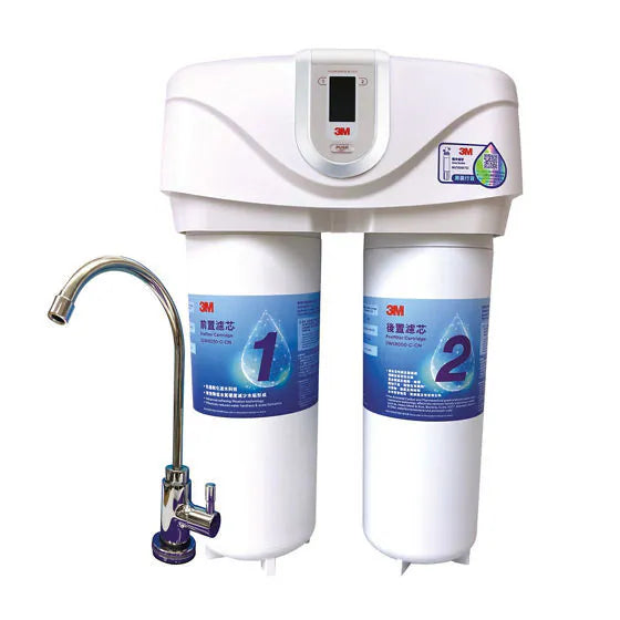 3M - SDW8000T-CN Drinking Water System 智能雙效濾水系統 櫥下型淨水系統【香港行貨】