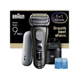 Braun - 百靈 9675cc Series 9 Pro+  Electric Shaver 乾濕兩用電動鬚刨 剃鬚刀 (附自動清洗座+無線充電盒)【香港行貨】