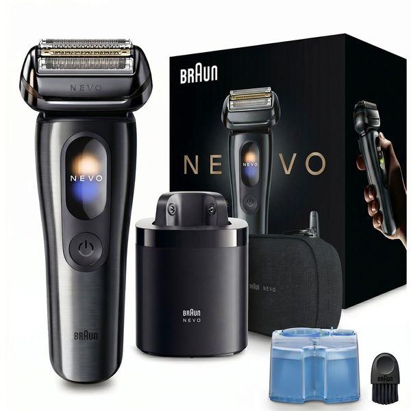 Braun - 百靈 NEVO 11010C Men's Electric Shaver 旗艦級乾濕兩用電動鬚刨 剃鬚刀 (附自動清洗座)【平行進口】