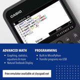 Casio - fx-CG100 ClassWiz 圖形計算器 3D圖形功能彩色繪圖型科學計算機 3D圖形,Python【平行進口】