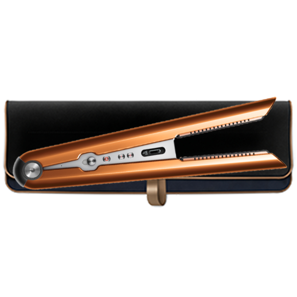 Dyson - 日本版Corrale HS07 Cordless Hair Straightener 無線2合1直捲髮造型器 (亮銅色) 旅行出差髮夾【平行進口】