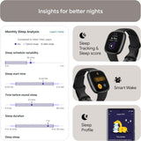 Fitbit - Versa 4 Fitness Smart Watch 高階健身智慧手錶【平行進口】