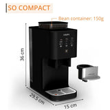 KRUPS - SA4028Y1 Coffee Crush Extra Black Espresso Machine 全自動義式咖啡機【香港行貨｜2年保養】