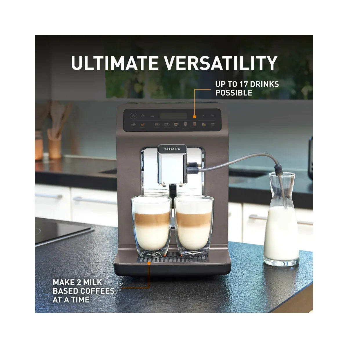 KRUPS - EA895N40 Evidence One Coffee Espresso Machine 全自動義式咖啡機【香港行貨｜2年保養】