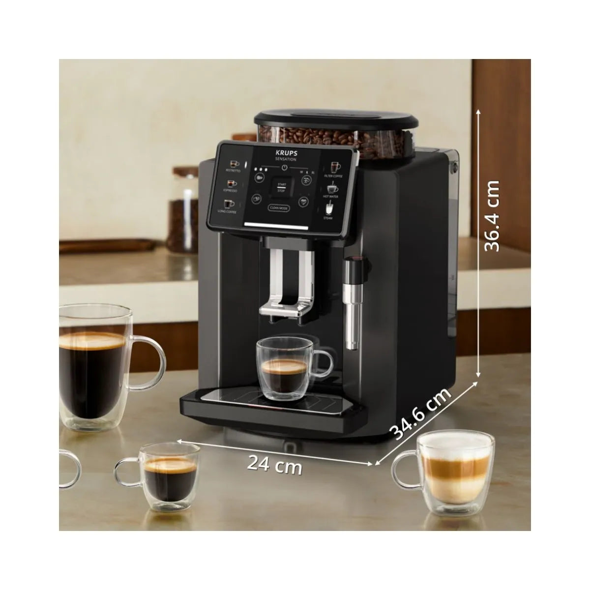 KRUPS - EA910840 Sensation Coffee Espresso Machine 全自動義式咖啡機【香港行貨｜2年保養】
