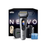 Braun - 百靈 NEVO 17010c Men's Electric Shaver 旗艦級乾濕兩用電動鬚刨 剃鬚刀 (附自動清洗座+無線充電盒)【香港行貨】
