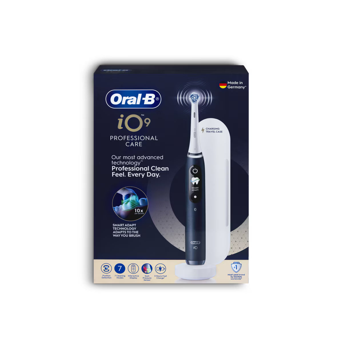 Oral-B - iO9 IO Series 9 Electric Toothbrush "2026新版 附4刷頭" 充電式電動牙刷 德國製造【香港行貨】