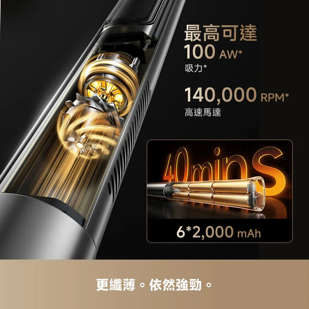 DREAME - 追覓 Air Station Vacuum Cleaner 最纖薄直立式吸塵器 100AW吸力 1.1kg輕量設計【香港行貨】