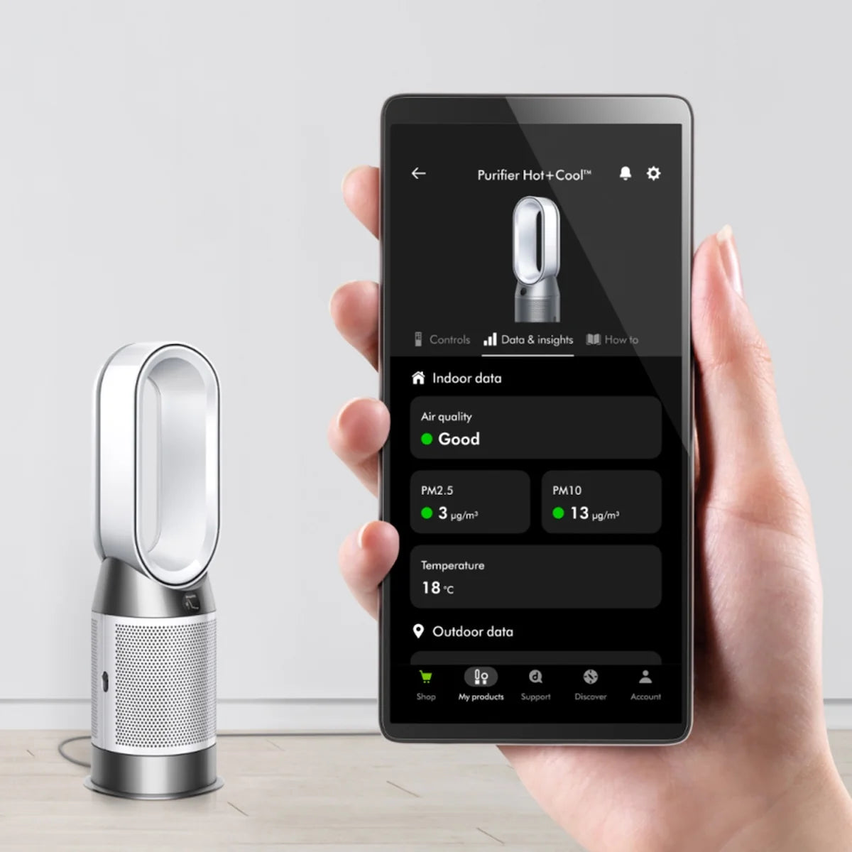 Dyson - HP11 Purifier Hot+Cool 三合一暖風空氣清新機 (銀白色)【香港行貨】