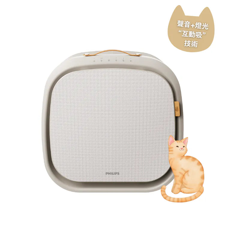 Philips - 飛利浦 Pet Air Purifier AC3360/10 寵物空氣清新機 吸毛淨異味抗敏 (空清機/濾網)【香港行貨】