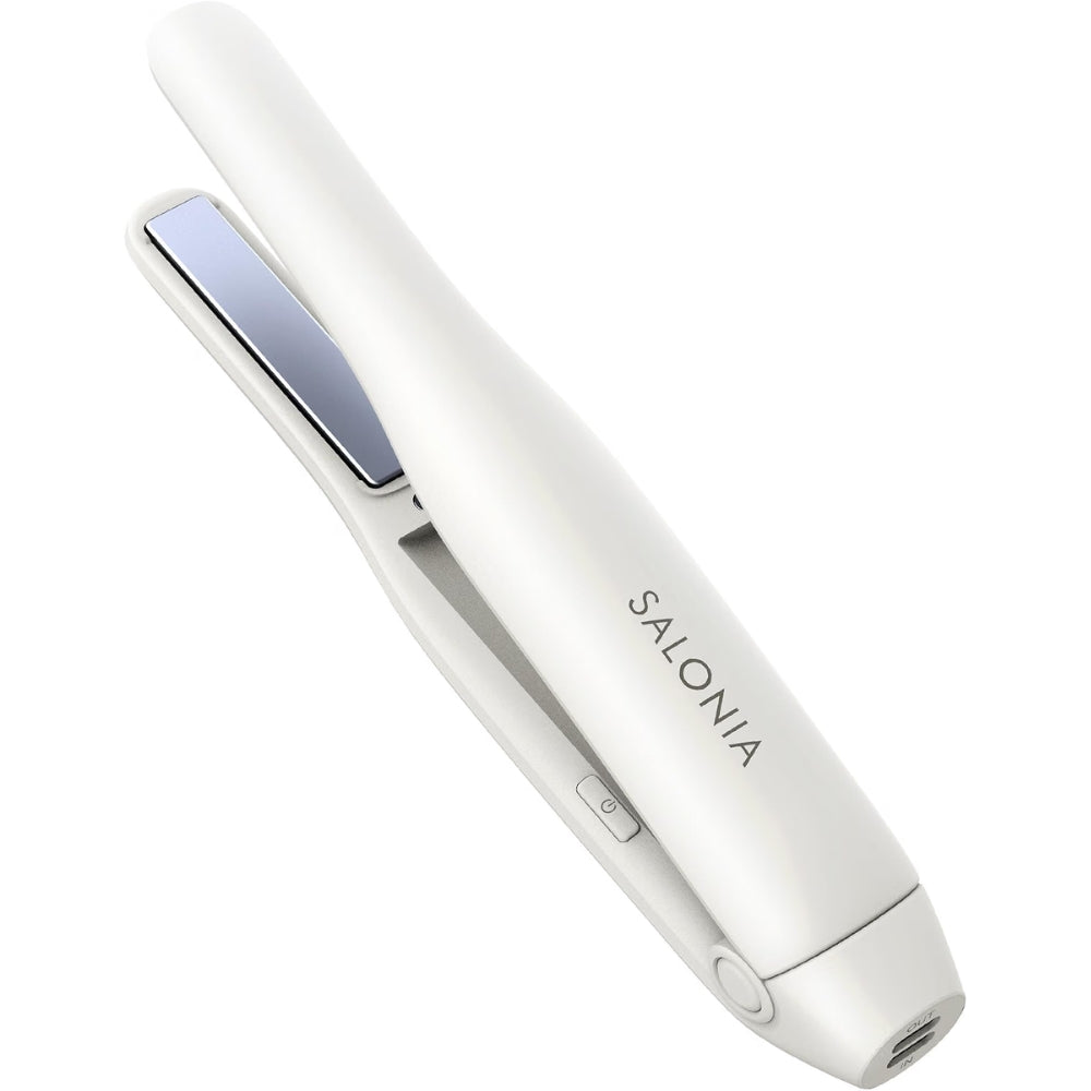 SALONIA -  Cordless Straightening Iron 無線USB充電式電直髮夾 無線瀏海夾 2026新款 (12mm) 3檔溫度調節【平行進口】