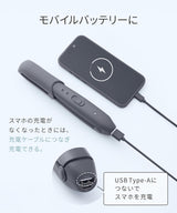 Salonia - 12mm Cordless Straightening Iron 無線可拆式電池便攜直髮夾 USB充電式電直髮夾【平行進口】