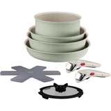 Tefal - L834SA Ingenio Neo Frying Pan and Pot Set 日本版T-Fal (10件裝, IH適用) 日本限定款【平行進口】